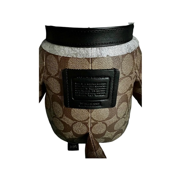 Coach X Peanuts Snoopy Collectible In Signature Canvas Plush Doll - Picture 10 of 11